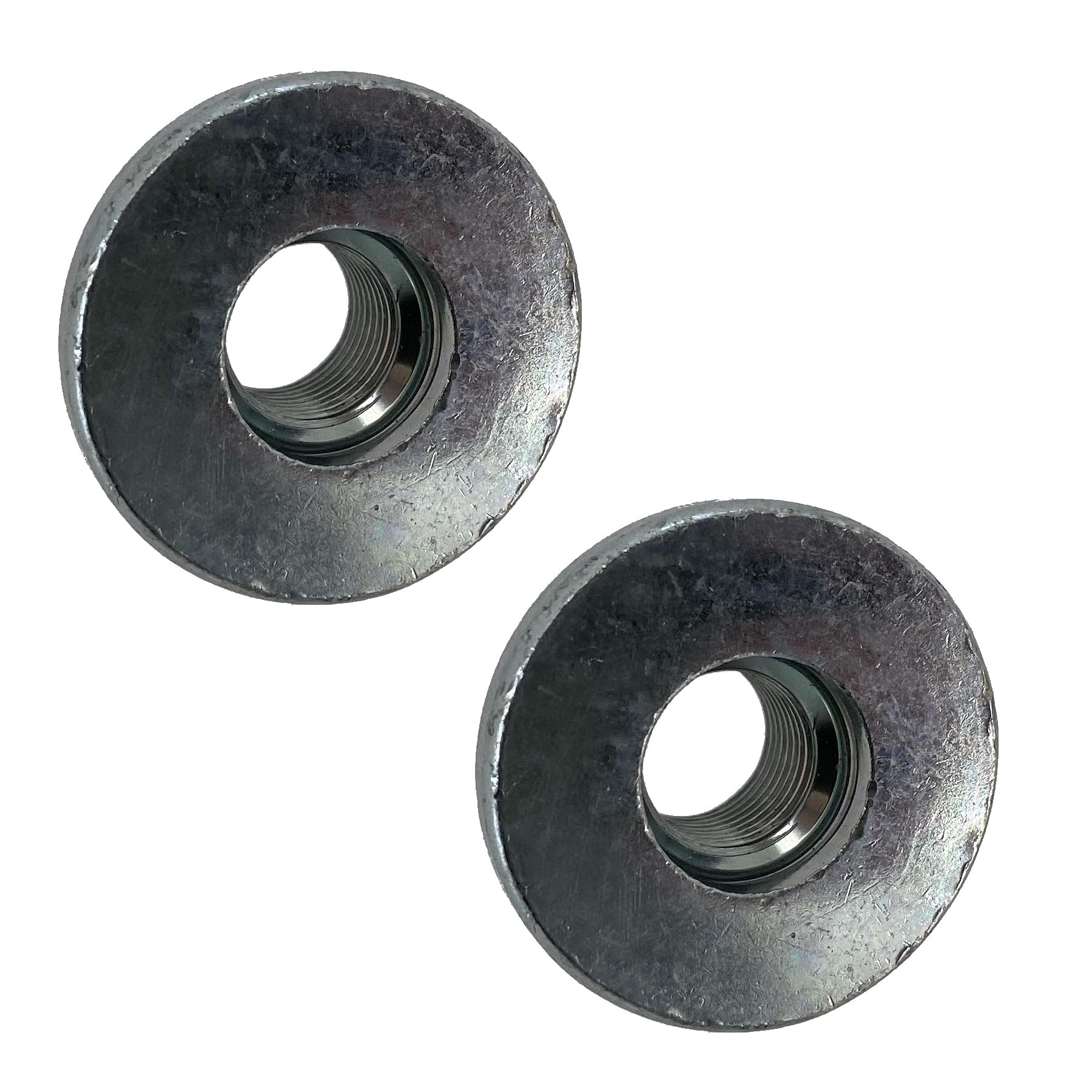 John Deere 2-Pack Hexagonal Flange Nut, Zinc Alloy Steel, UNC